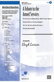 A Tribute to the Armed Services Unison choral sheet music cover Thumbnail